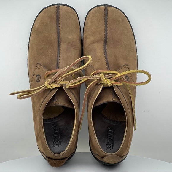 Born Oxford Sneaker Nubuck Brown Leather Gorp Western Southwestern Hippie Boho 8 - Picture 4 of 15